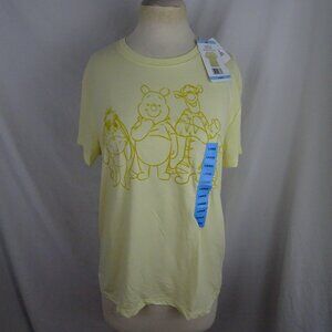 Disney Winnie the Pooh Yellow Shirt Size L